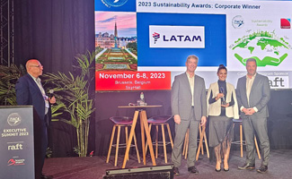LATAM Cargo Gets Recognized by TIACA with Air Cargo Sustainability Award